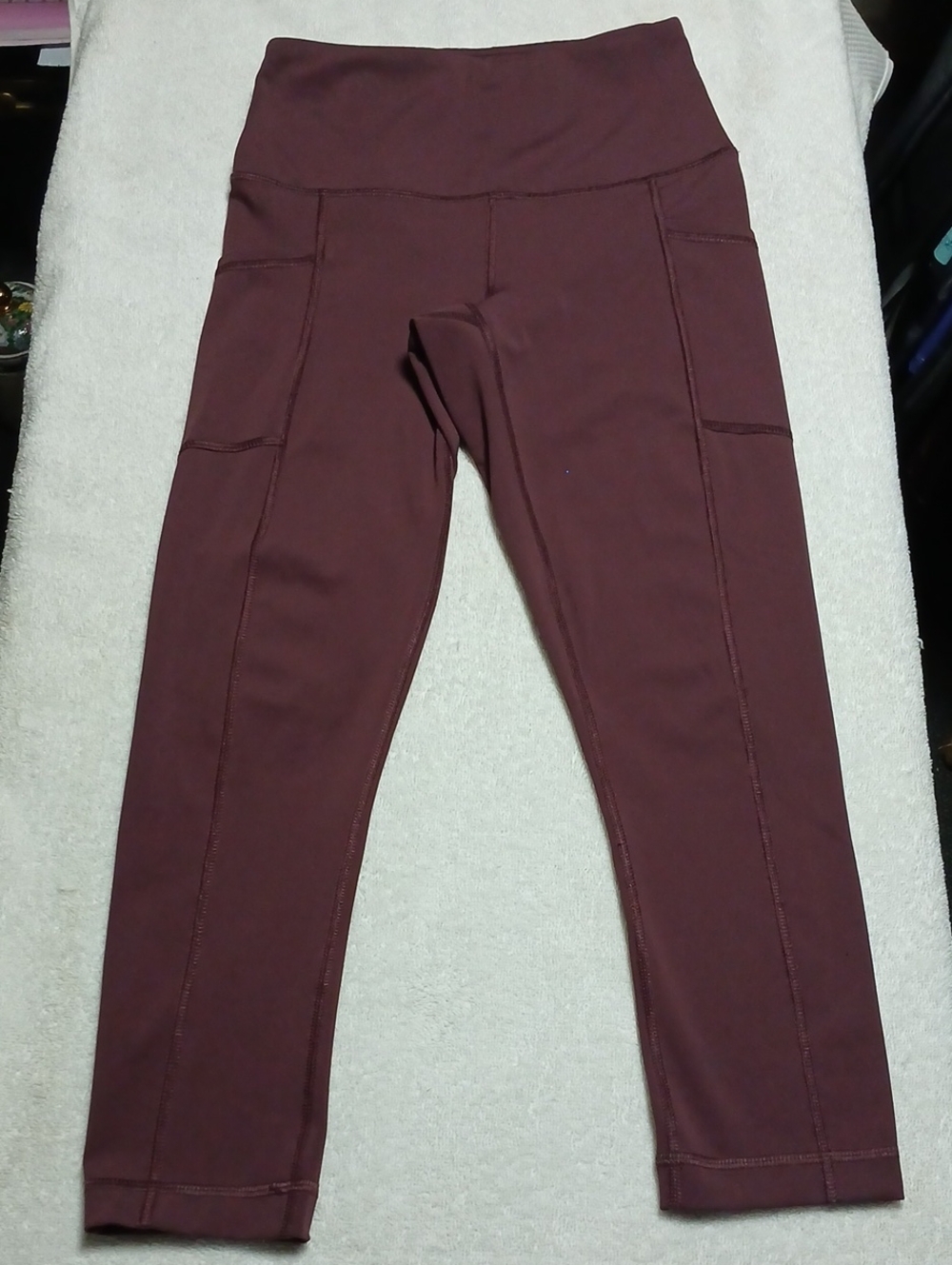 90 Degree By Reflex High-Waist Leggings in Plum